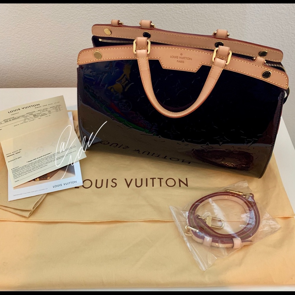 Louis Vuitton Brea MM Amarante Vernis (relist)